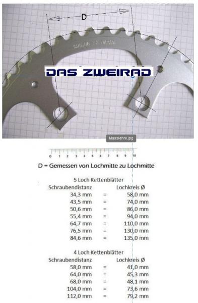 KETTENBLATT CRUX, LK. 94MM, 5-ARM, ALU, GEFRAEST